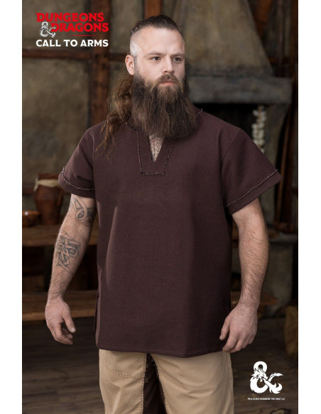 Camisa medieval Bárbara en algodón,...