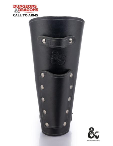 Middelalderlige læderarmbånd, sorte