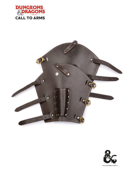 Brazaletes medievales en cuero, color...