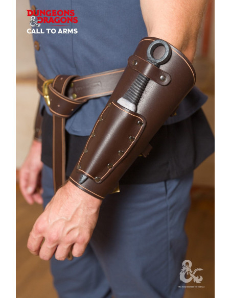 Middelalderlige læderarmbånd, brune