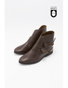 Mittelalterschuhe mit seitlichem Knotenverschluss