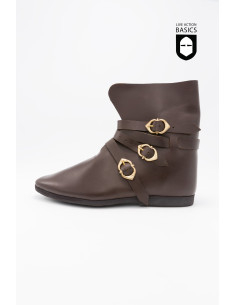 Mittelalterliche hohe Stiefel mit seitlichem... 2