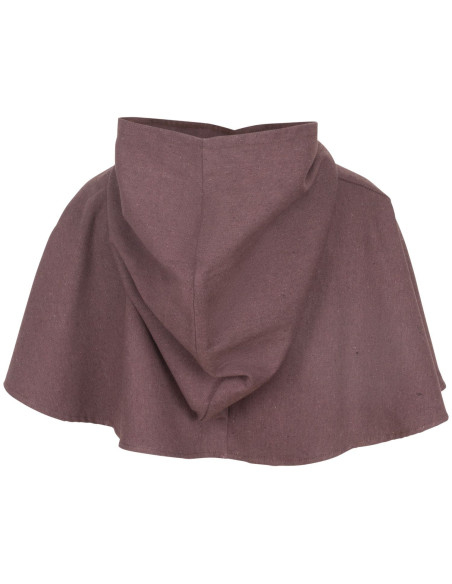 Mittelalterliche Gugel aus brauner...