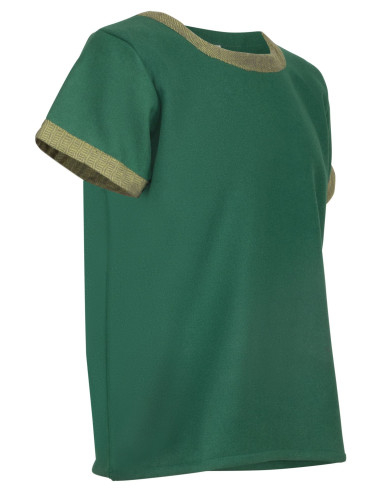 Middeleeuwse tuniek met korte mouwen Holgar model, groen