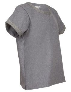 Túnica medieval manga corta modelo Holgar, gris