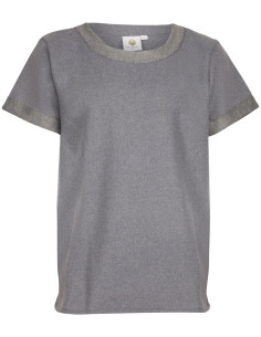 Túnica medieval manga corta modelo Holgar, gris 2