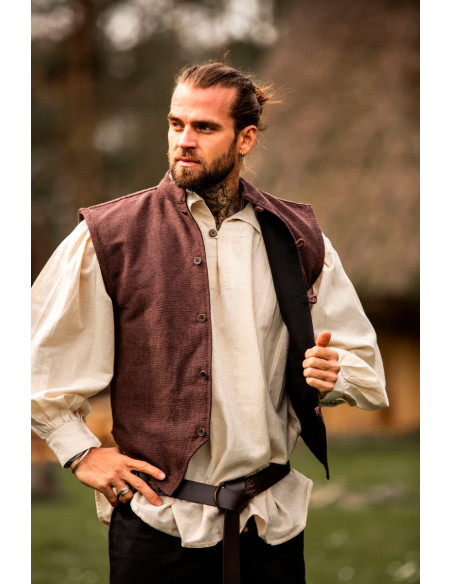 Mittelalterliche handgestrickte Weste...