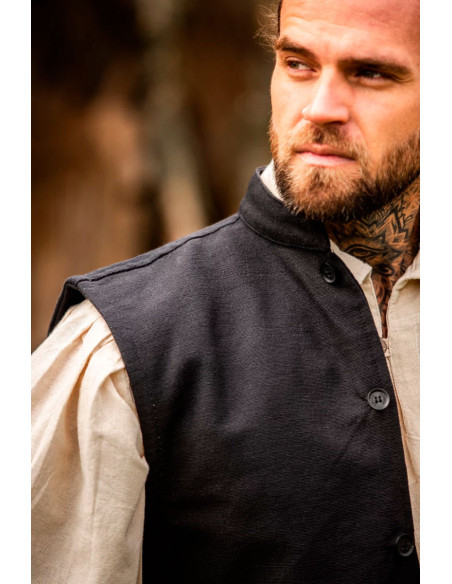 Chaleco medieval tejido a mano Irvin,...