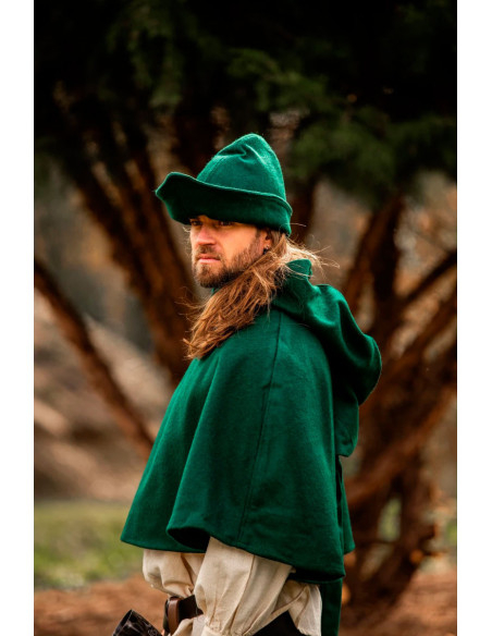 Gorro de Robin Hood en lana de color...