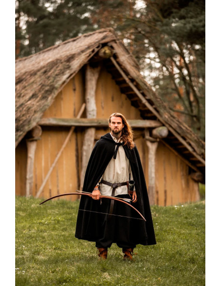 Lange middeleeuwse cape Hervir model,...