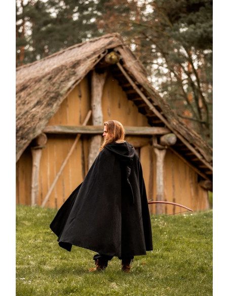 Lange middeleeuwse cape Hervir model,...