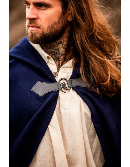 Capa medieval de lana modelo Tjark,...