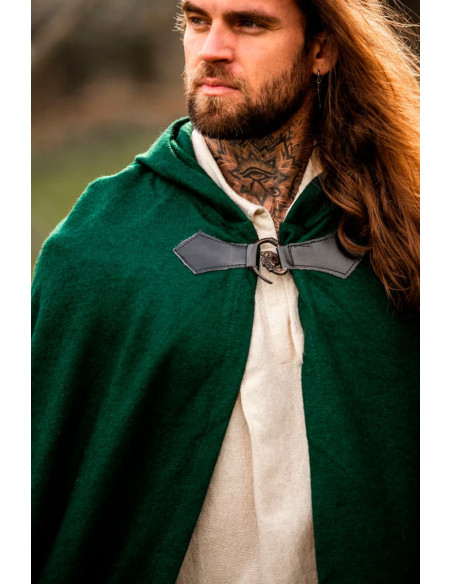 Middeleeuwse wollen cape Tjark model,...