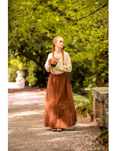 Falda medieval mujer Tabaco