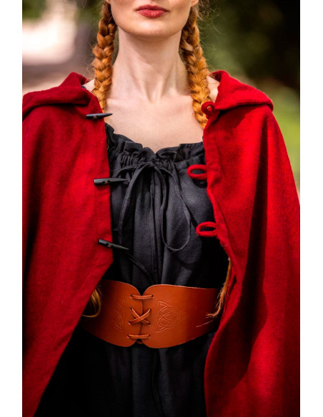 Korte middeleeuwse cape voor dame...