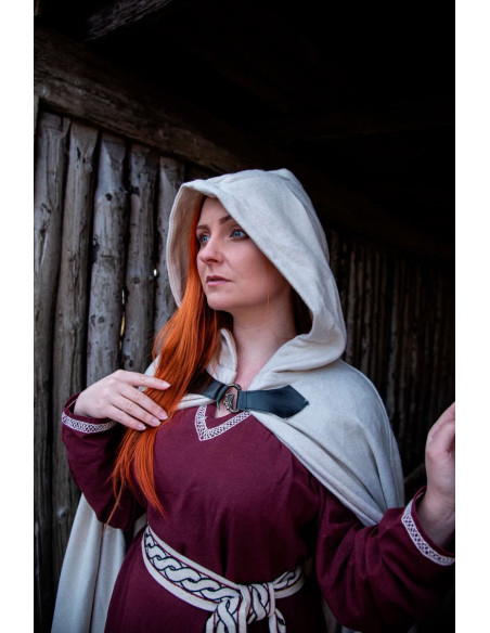 Middeleeuwse wollen cape Tjark model...