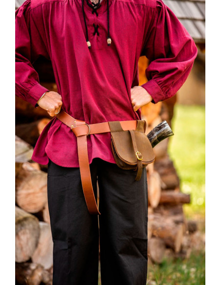 Mittelalterliche Ledertasche Modell...