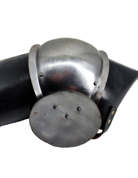 Middeleeuws leer en stalen poten -...