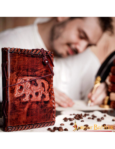 Middelalderlig Læder Journal fra...