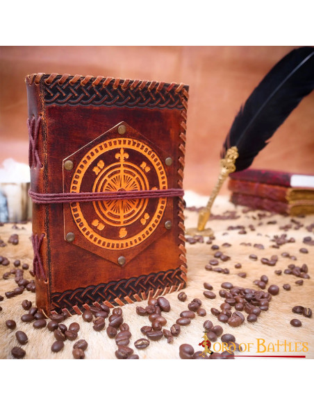 Navigator's Compass Notebook in leer