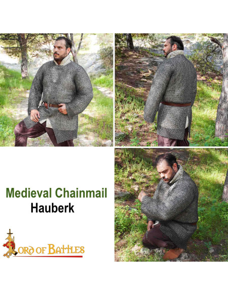 Rundringe aus Stahlkettenhemd Modell...