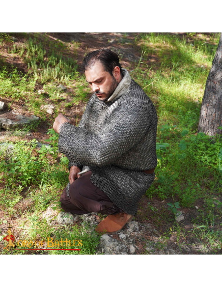 Rundringe aus Stahlkettenhemd Modell...