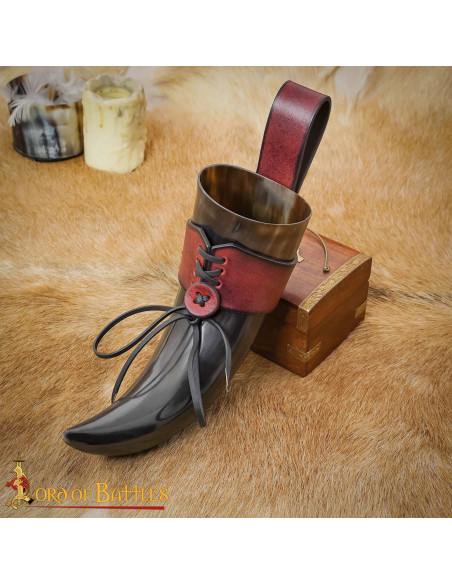 Middeleeuwse lederen baldric voor...