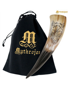Viking drikkehorn Wolf model (400 ml.)