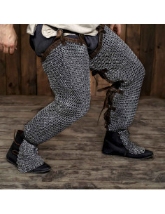 Piernas cota de malla acero inoxidable (9 mm.) 2