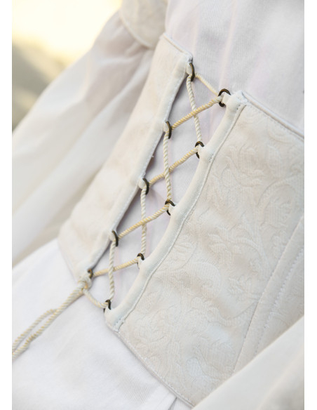 Medieval brudekjole med korsæt,...