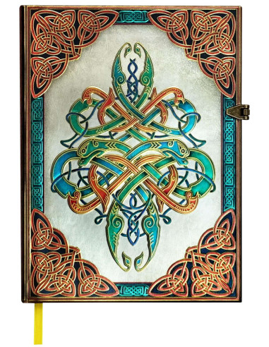 Dagbog med design af keltisk kunst 1 (144 sider)