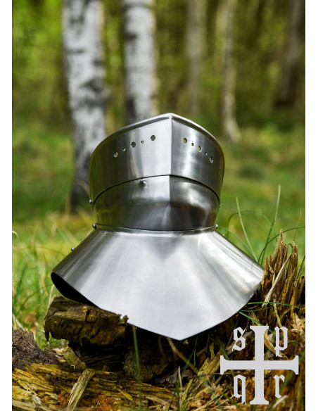 Gorjal medieval acero Baja Edad Media...