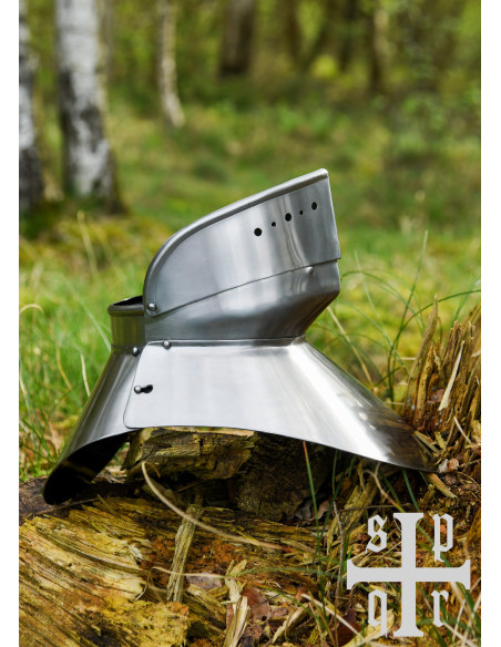 Gorjal medieval acero Baja Edad Media...