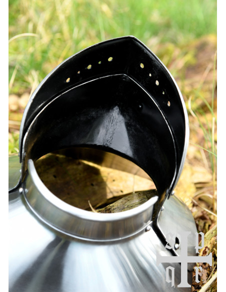 Mittelalterlicher Stahlkragen des...