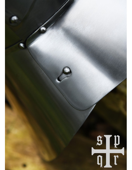 Gorjal medieval acero Baja Edad Media...