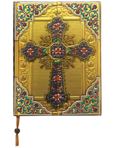 Dagboek met kruisontwerp Heilige kunst