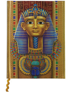 Dagbog med egyptisk Faraos design (144 sider)