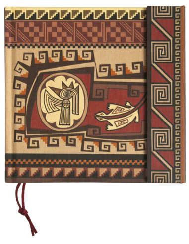 Tagebuch mit präkolumbianischem Inka-Design (144 Seiten)