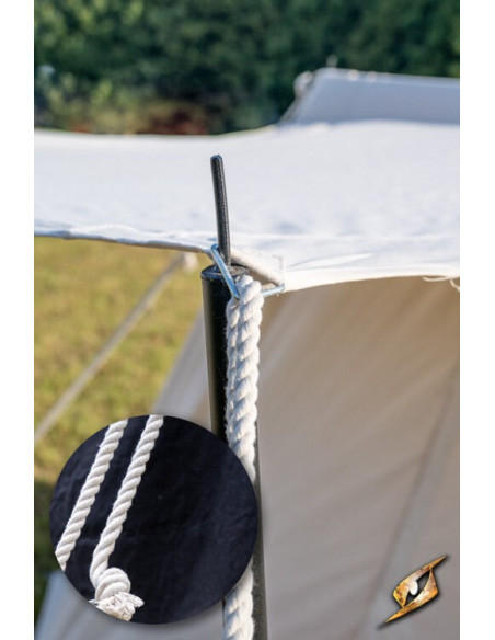 Zwarte middeleeuwse tent voor...