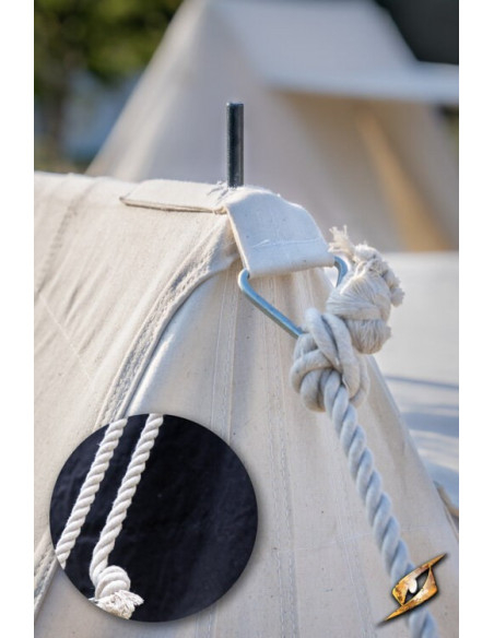 Carpa medieval negra para intrépidos...