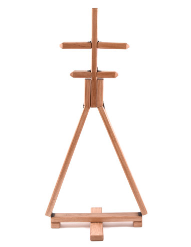 Opklapbare houten steun voor harnas (164 cm.)
