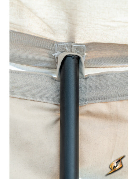 Carpa medieval marquesina, natural 4... Carpa medieval marquesina, natural 4...