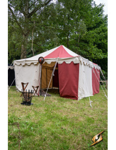 Mittelalterliches Festzelt, naturrot 4 x 4 Meter... 2