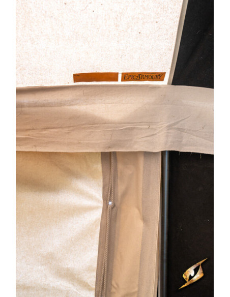 Middeleeuwse partytent, naturel-zwart...