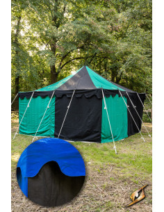 Carpa medieval marquesina, negro-azul 4 x 4 mts (Versión... 2