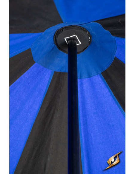 Carpa medieval marquesina, negro-azul... Carpa medieval marquesina, negro-azul...