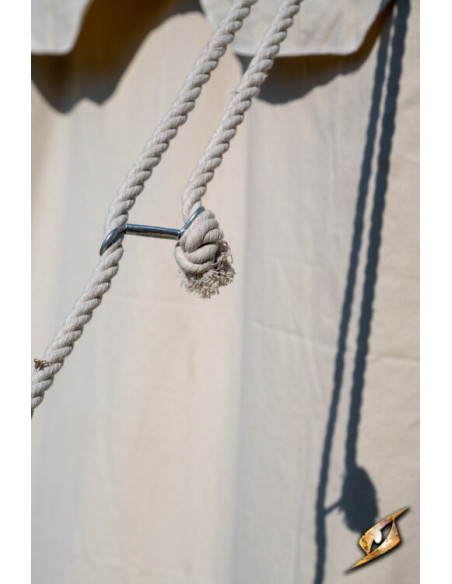 Middeleeuwse partytent, naturel 4 x 6...