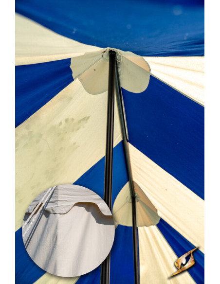 Middeleeuwse partytent, naturel 4 x 6...