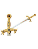 Espada de los templarios en Oro