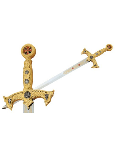 Schwert der Templer in Gold